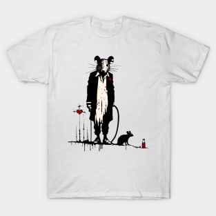 Dope Fiend Cute Rat Graffiti Style T-Shirt